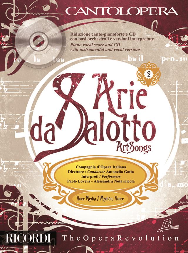 Cantolopera: Arie Da Salotto Vol. 2 -  (Voce Media - Medium Voice) Per Voce E Pianoforte - pro zpěv a klavír